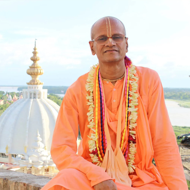 Sacred riverside at dawn